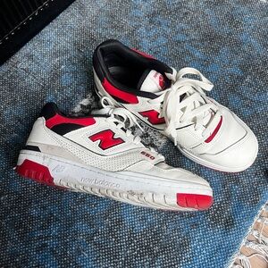 New Balance 550 Beige & Red men’s 6/womens 8